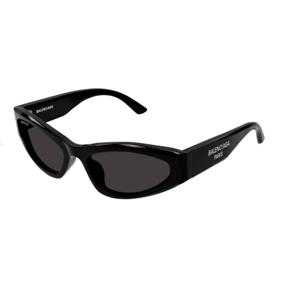 NEW BALENCIAGA BB0387S 001 BLACK SUNGLASSES